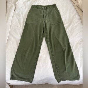 Vintage Green Cargo Pants